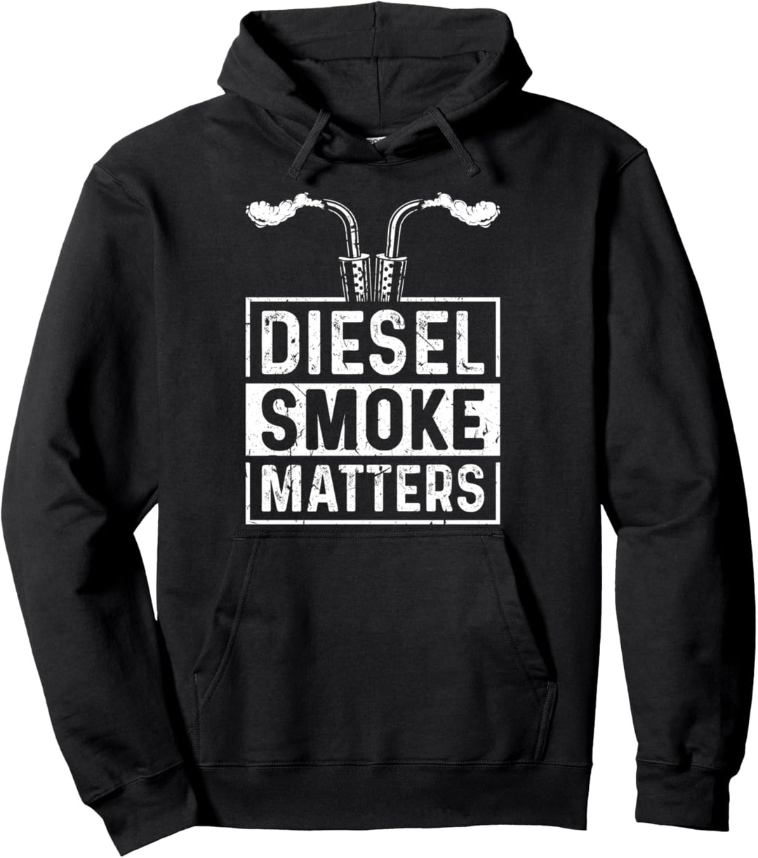 Diesel, Rauch-Matters, LKW-Fahrer, Oldtimer Pullover Hoodie