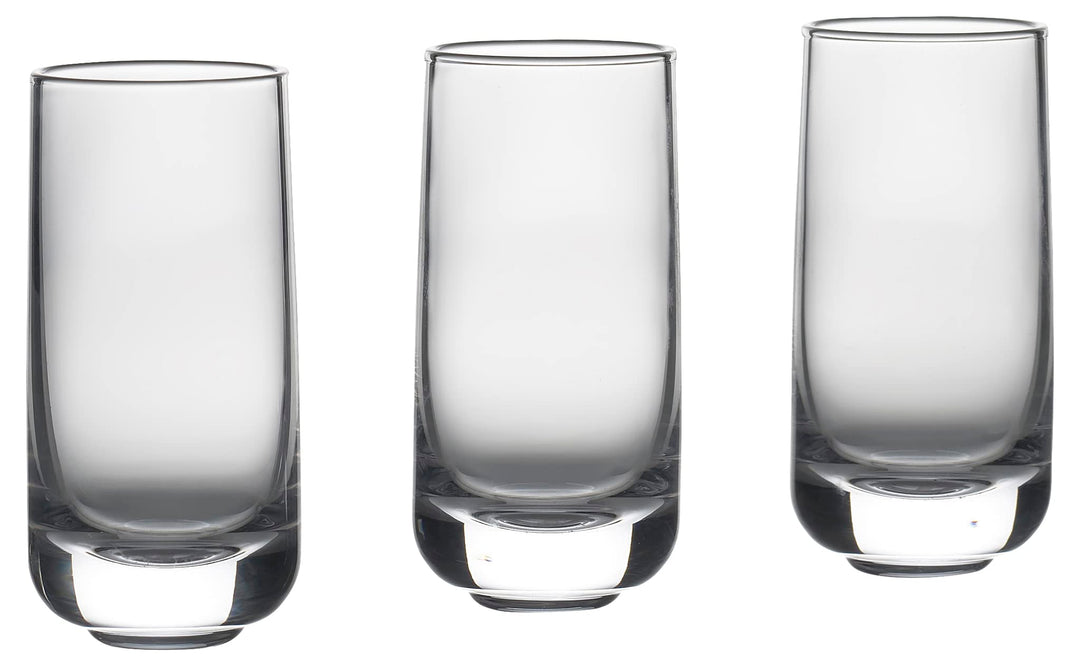 Zone Rocks Shooter 8 cm 5 cl 3 Stck. 5 cl - dia. 3,9 cm Klar, 5 cl - dia. 3,9 cm Klar