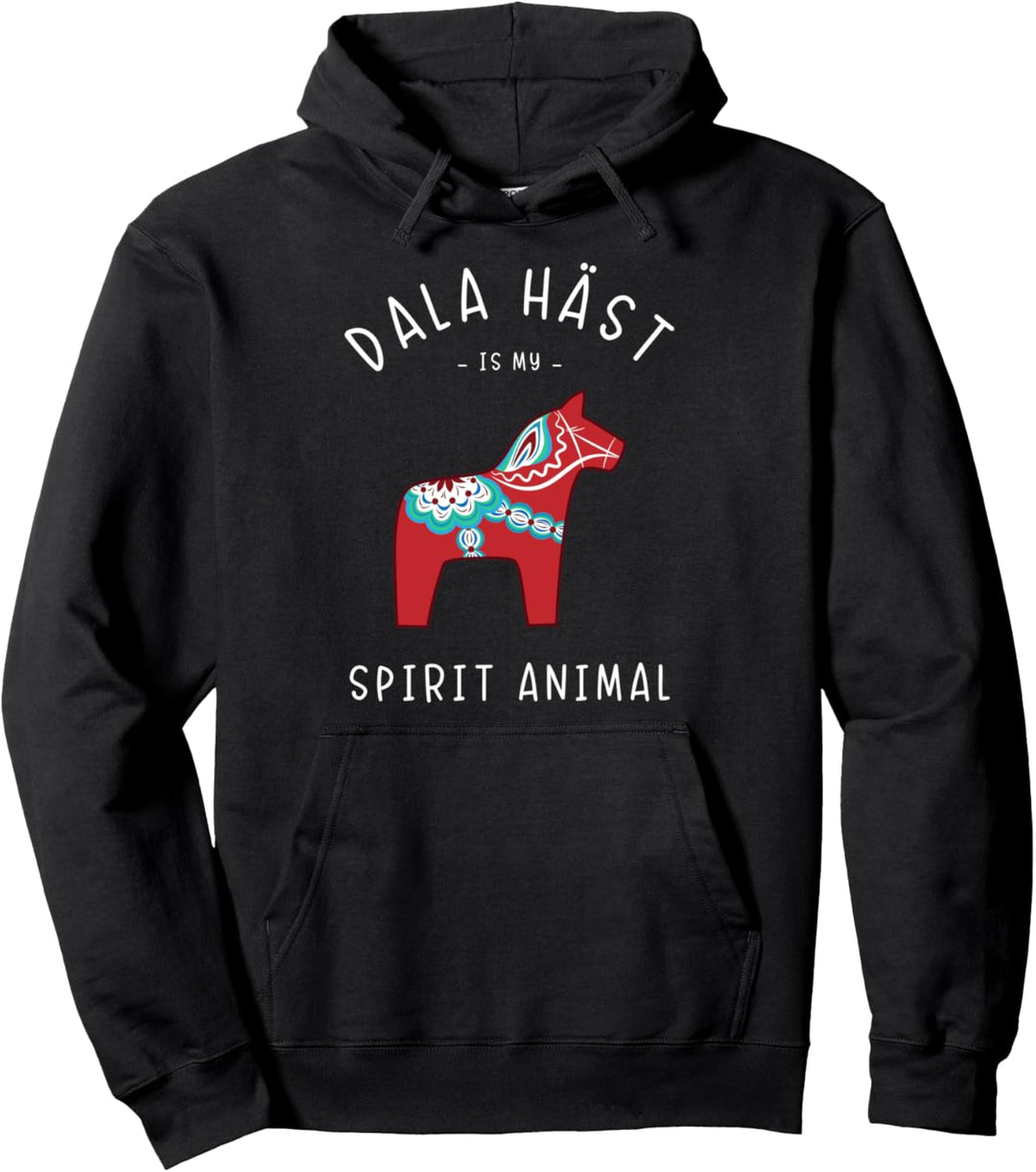 Schweden Spruch Dala Häst is my spirit animal Pullover Hoodie