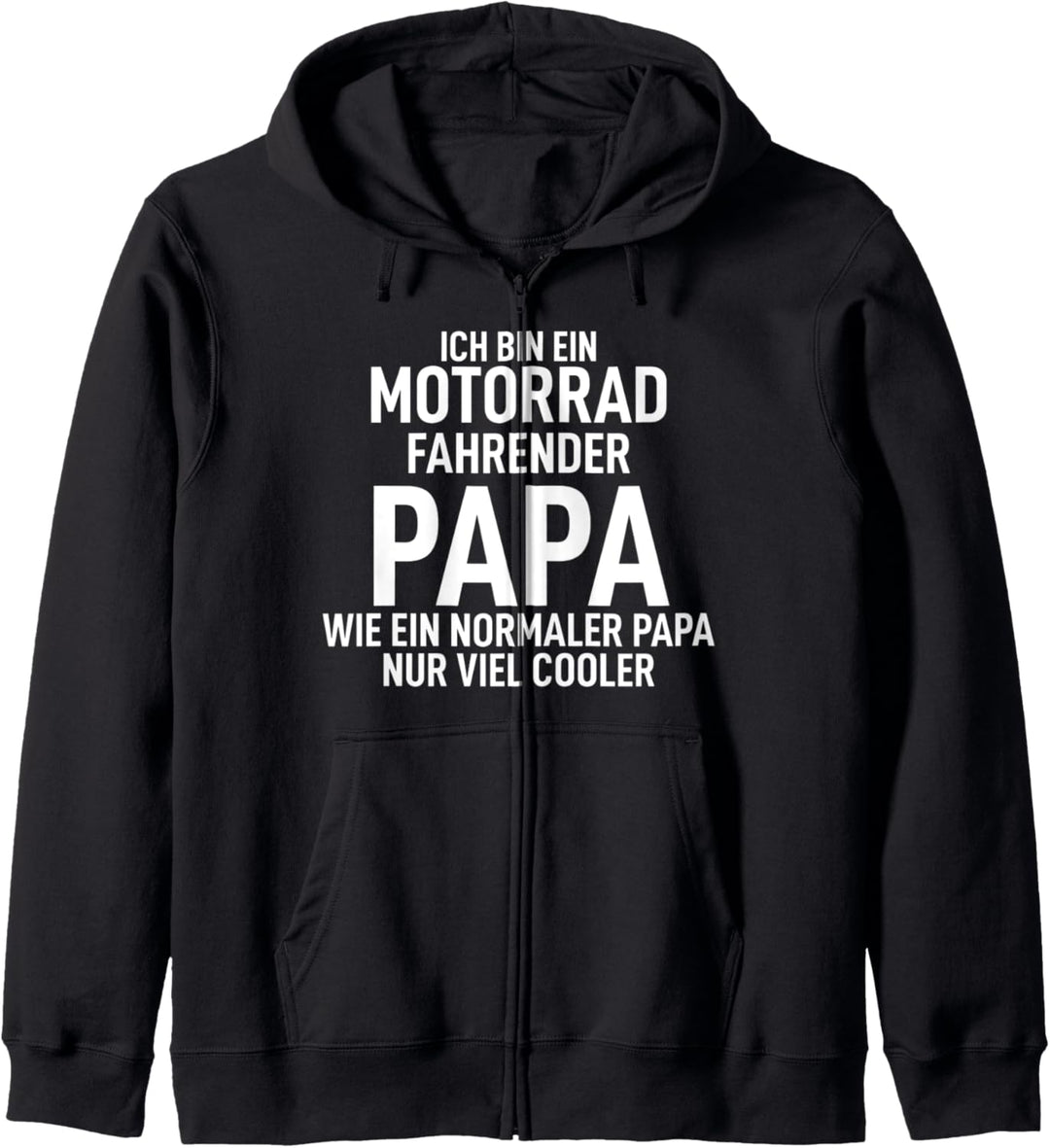 Ich bin ein Motorrad fahrender Papa Bester Dad der Welt Kapuzenjacke