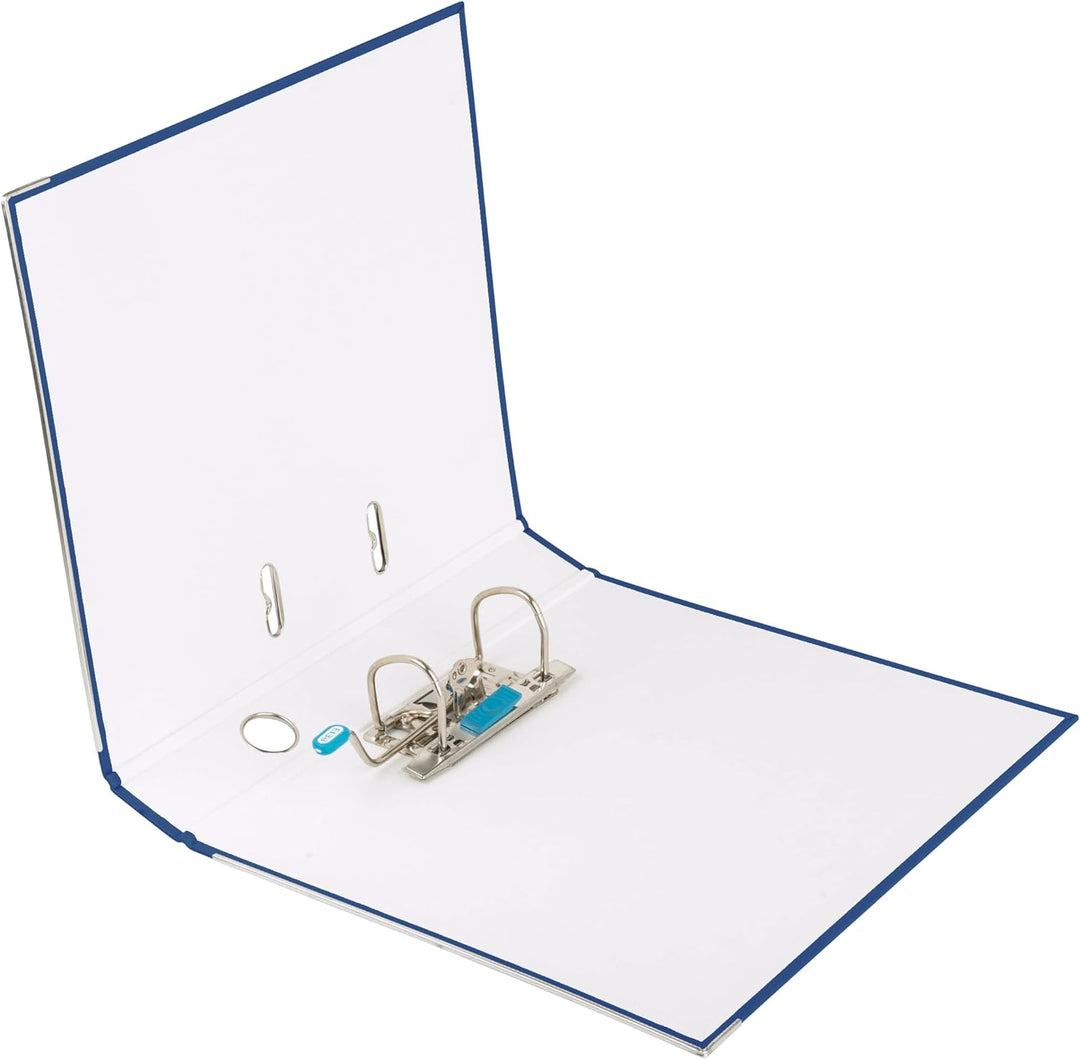 Elba Ordner A4, Smart Pro, 5 cm schmal, Kunststoff aussen, hellblau, 10 Stück ozeanblau, ozeanblau