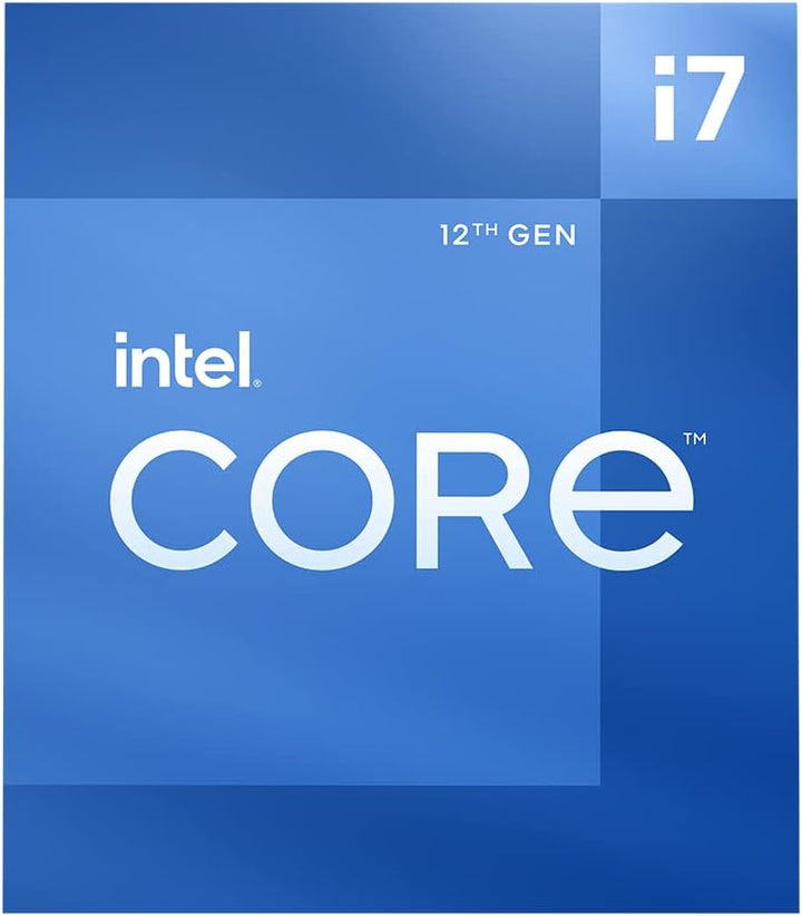 Intel Core i7-12700 12. Generation Desktop Prozessor (Basistakt: 2.1GHz, 12 Kerne, LGA1700, RAM DDR4