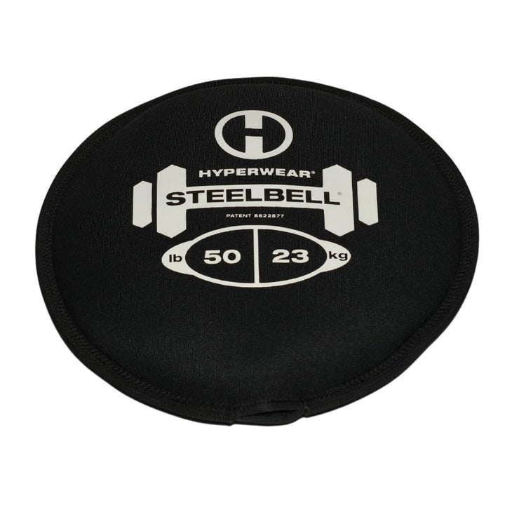 HYPERWEAR SteelBell Slam Ball mit Stahlfüllung, extrem haltbar, Neopren 50lb, 50lb