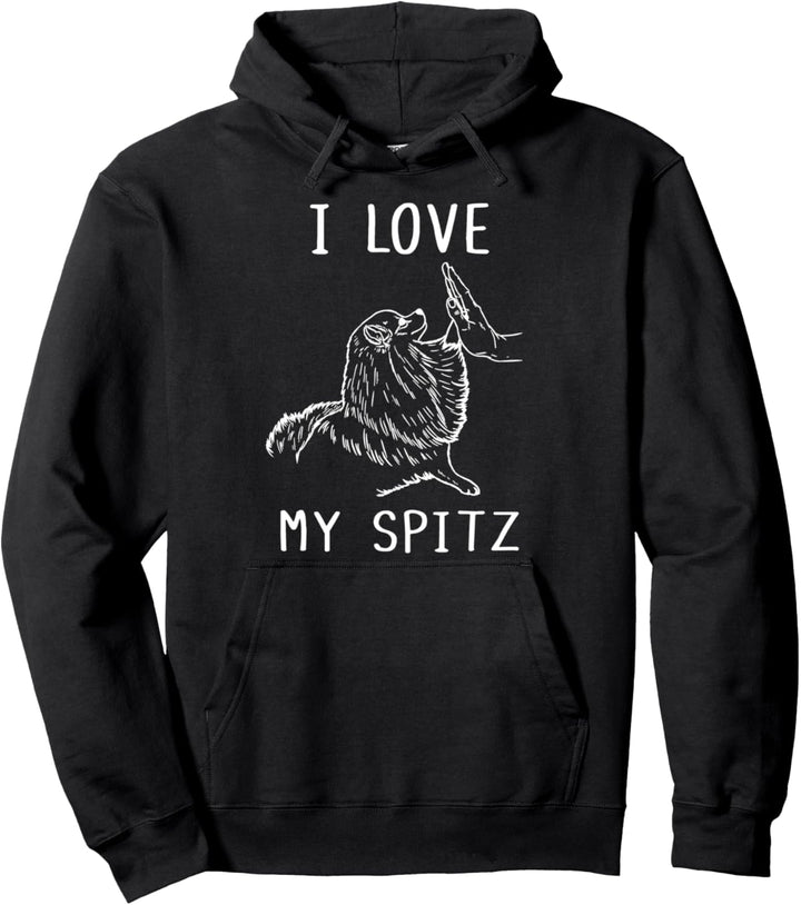 I love my spitz German Spitz Hund Spitz Dad German Spitz Pullover Hoodie