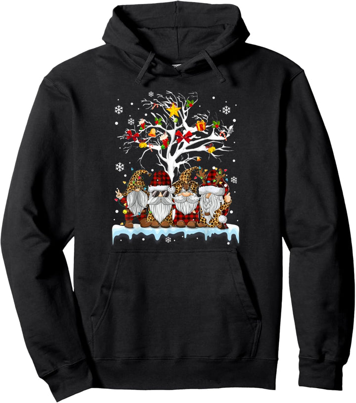 Frohe Weihnachten hängen mit meinem Gnomies Gnome Pullover Hoodie