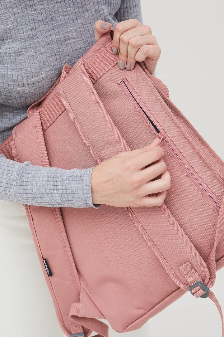 Lefrik - Praktischer Laptoprucksack Handy - Rucksack aus 100 % recycelter Stoff - Eco Friendly - Für