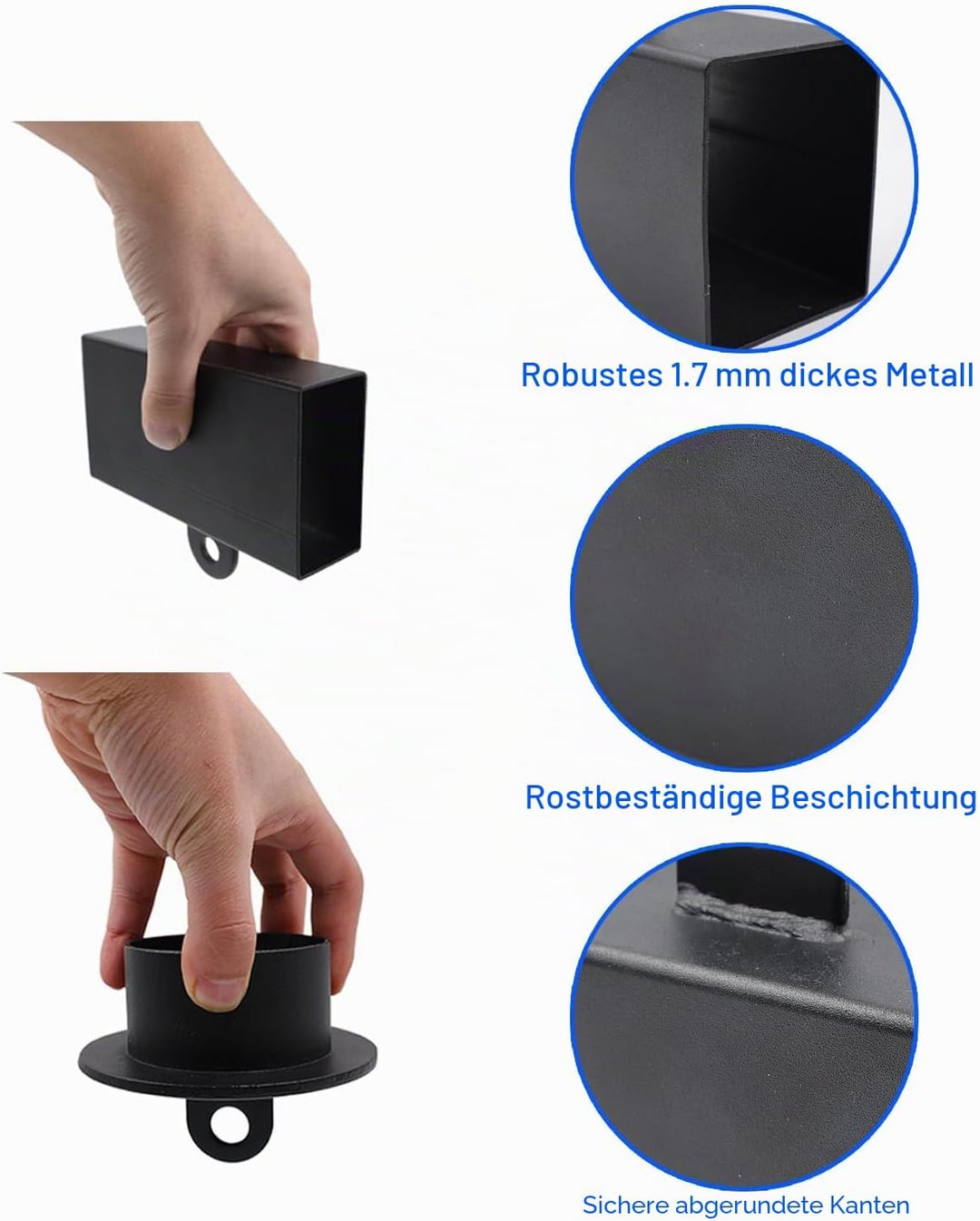 Metall-Pinch-Block-Griff-Set mit Ladestift, Quetschblock-Griff für Klettern, Unterarm, Finger, Kraft