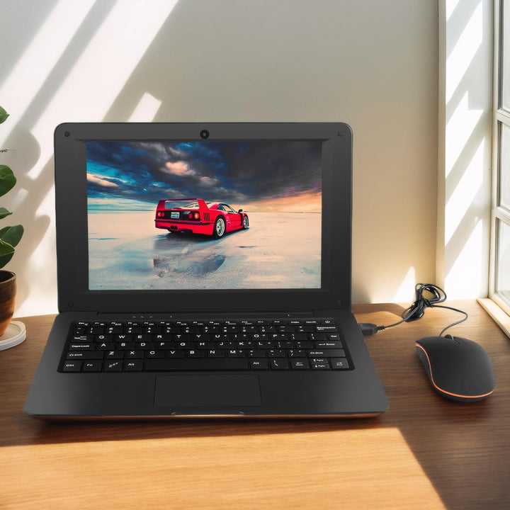 Bigmachine Laptop Computer Mini 10 Zoll Quad Core Powered by Android 12 Netbook 64GB Kleiner mit WiF