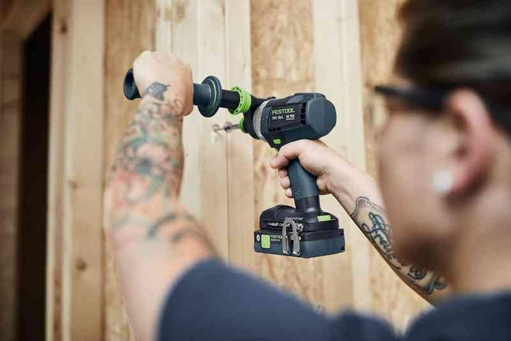 Festool Akku-Schlagbohrschrauber TPC 18/4 I-Basic QUADRIVE (mit Werkzeugfutter, Magnet-Bithalter, Fa
