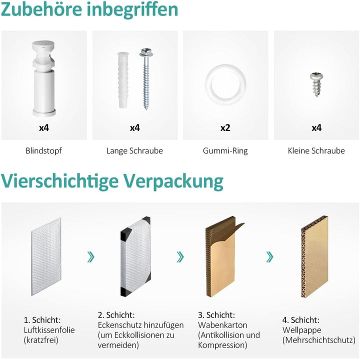 EMKE Badheizkörper 1000x400 mm - Gerade Handtuchheizkörper mit Mittelanschluss, Effizienter Handtuch