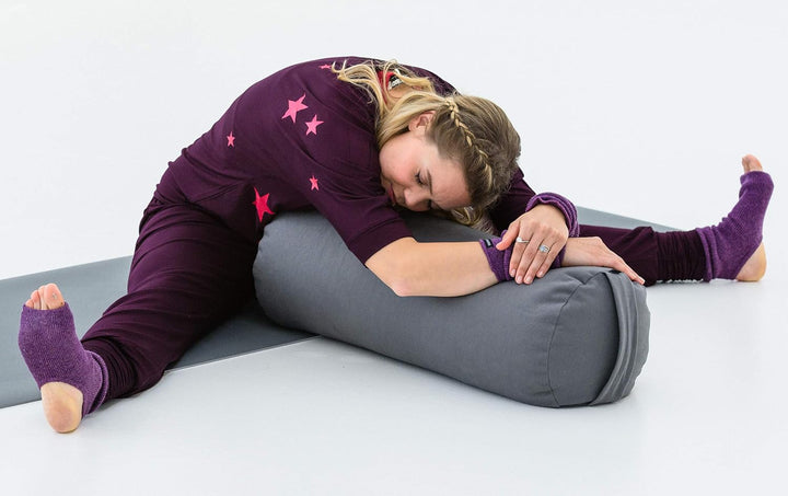 Yogistar Yoga-Bolster Yin Plus - rund Violett, Violett