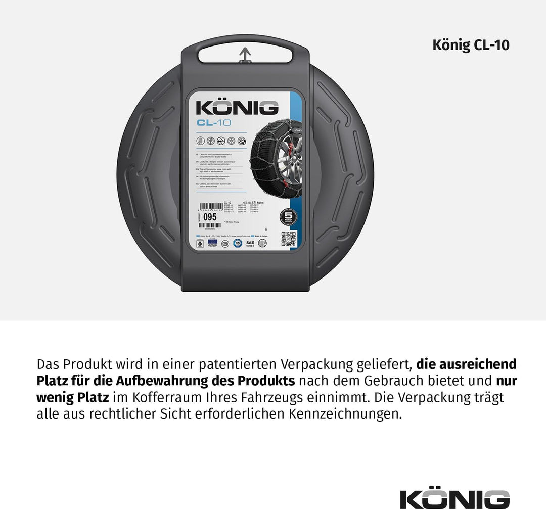 KÖNIG CL-10 090 - Schneeketten, CL-10 090