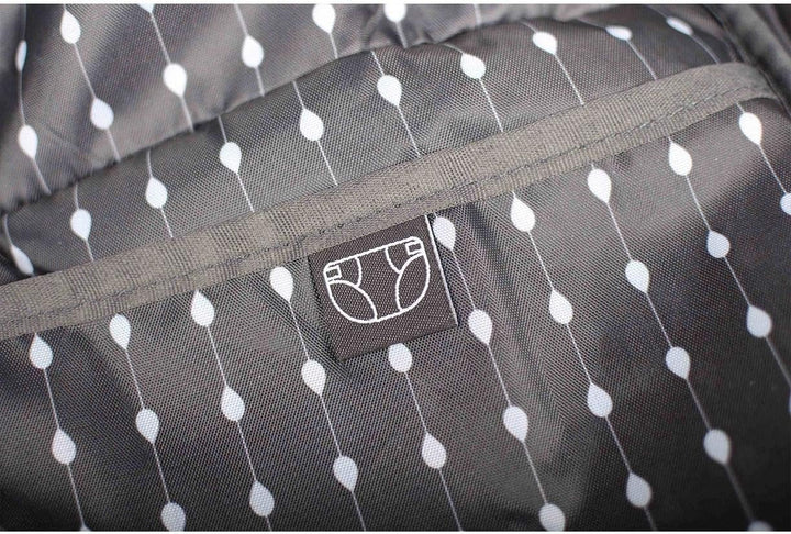 Baninni Wickeltasche Palermo Hellgrau Windeltasche Babytasche Pflegetasche