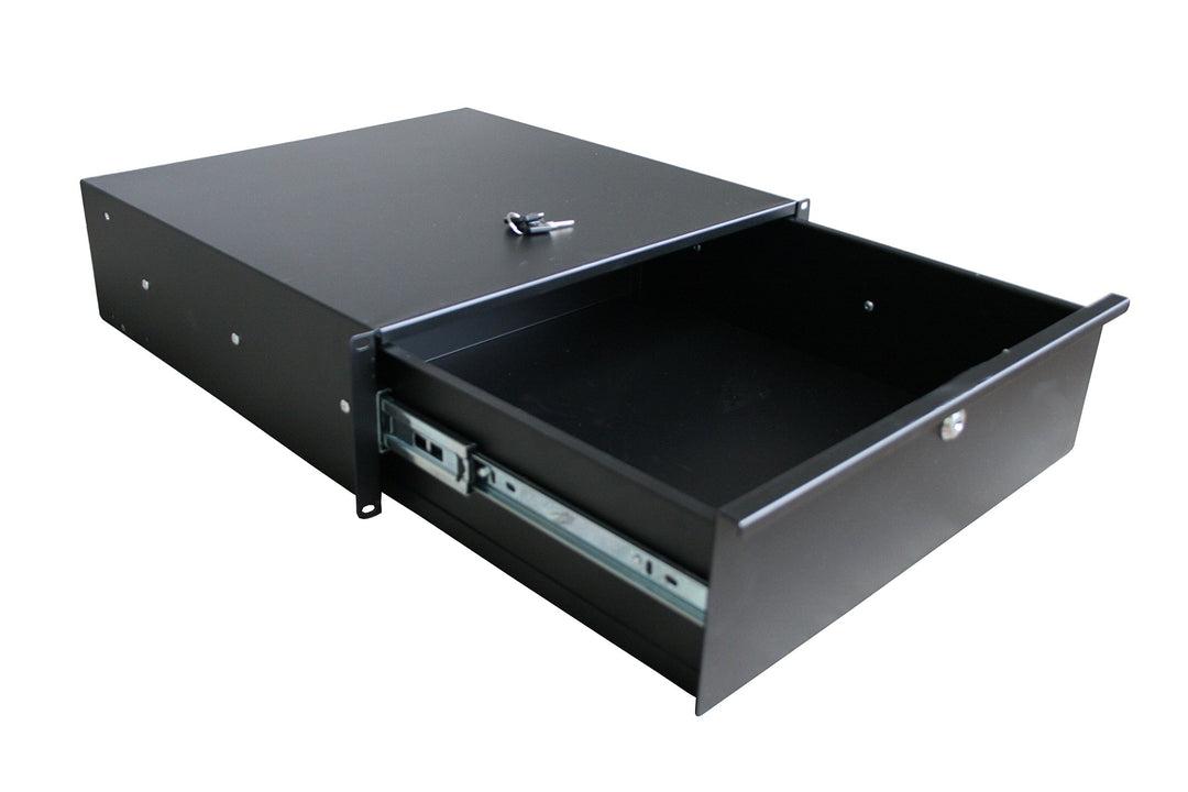 Rackschublade 3HE 19" extra tief, 3HE