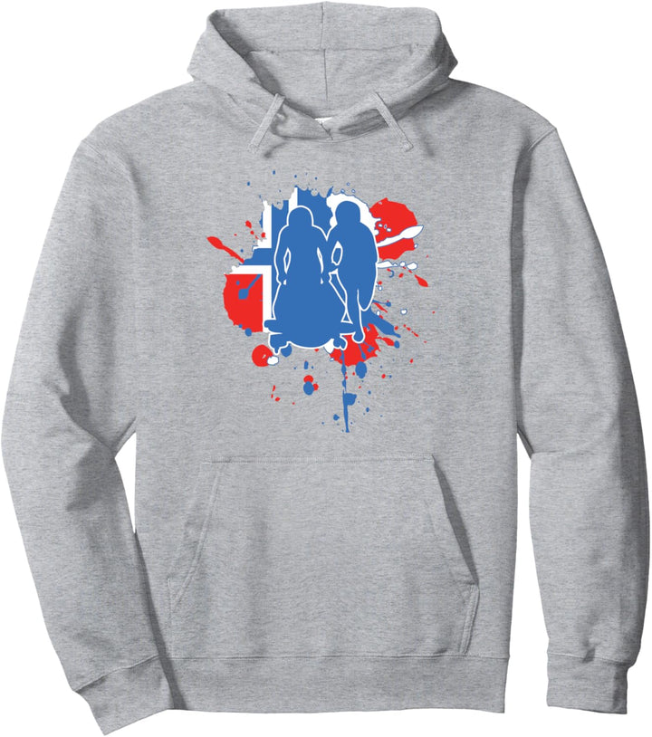 Bobsledder Norwegen-Flagge, Norwegischer Bobschlitten Pullover Hoodie