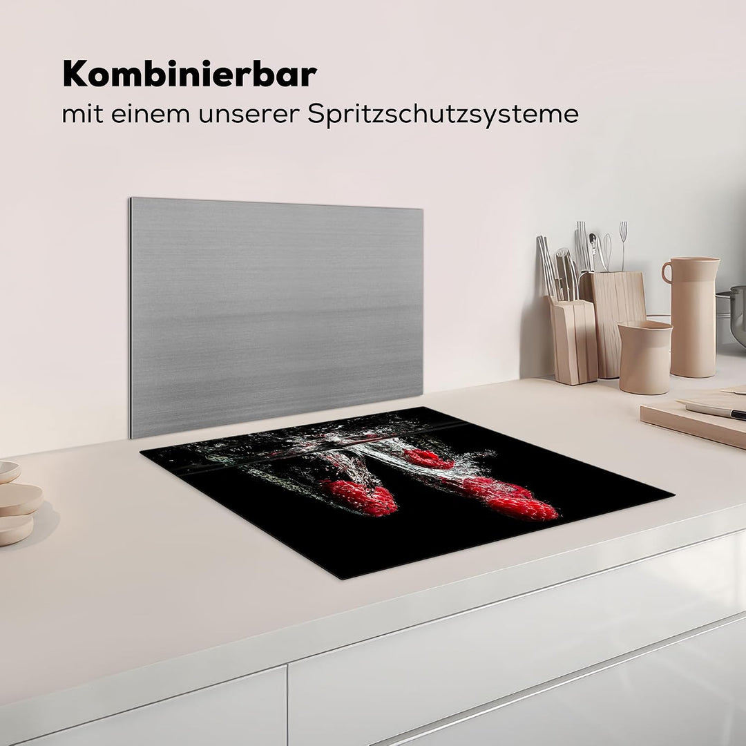 Herdabdeckplatte Einteilig Ceranfeld Abdeckplatte für Induktionsschutz Ceranfeldabdeckung Vinyl Herd
