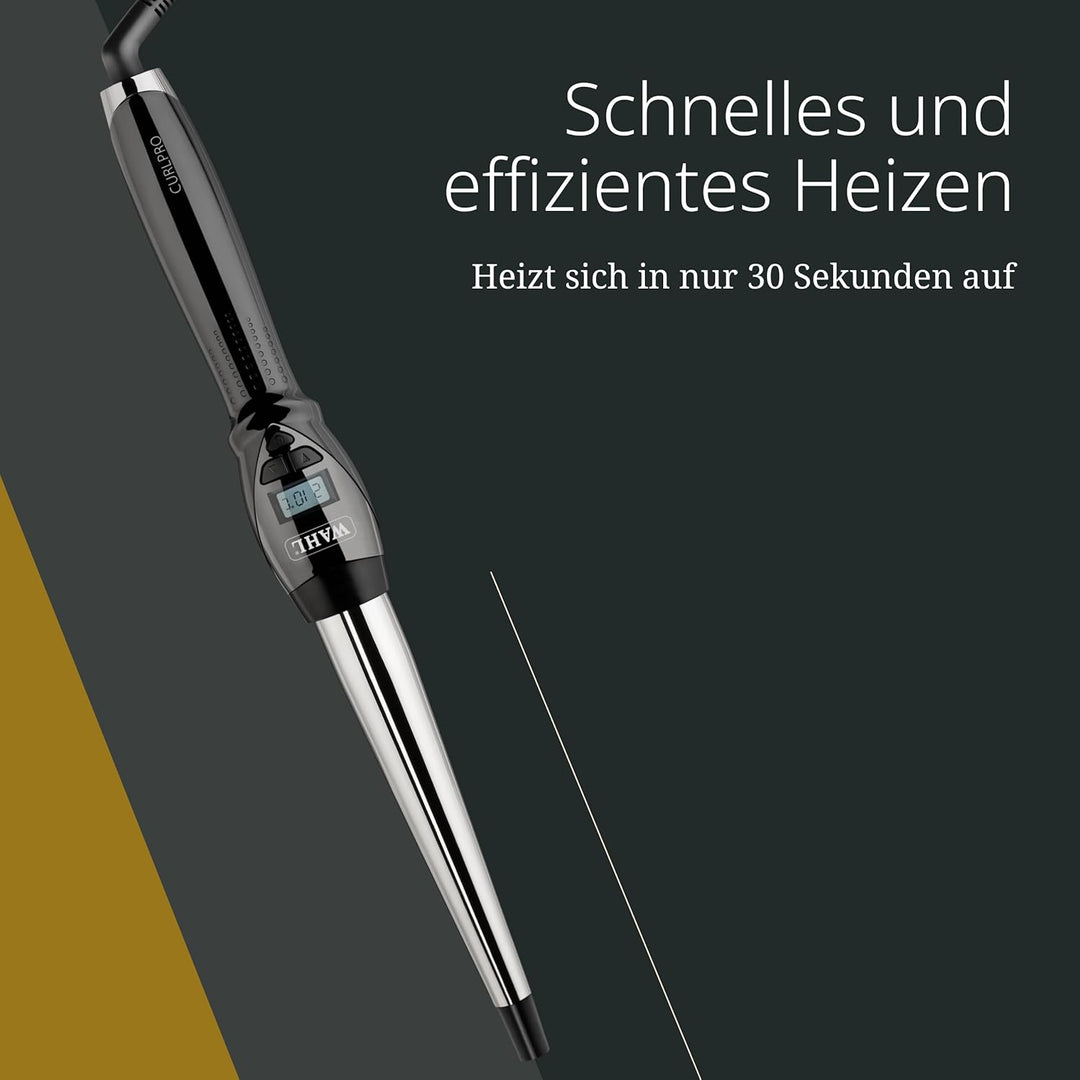 Wahl Curlpro 2 - Kegelförmiger Lockenstab mit Titanium-Beschichtung - Für elegante Locken und Stylin