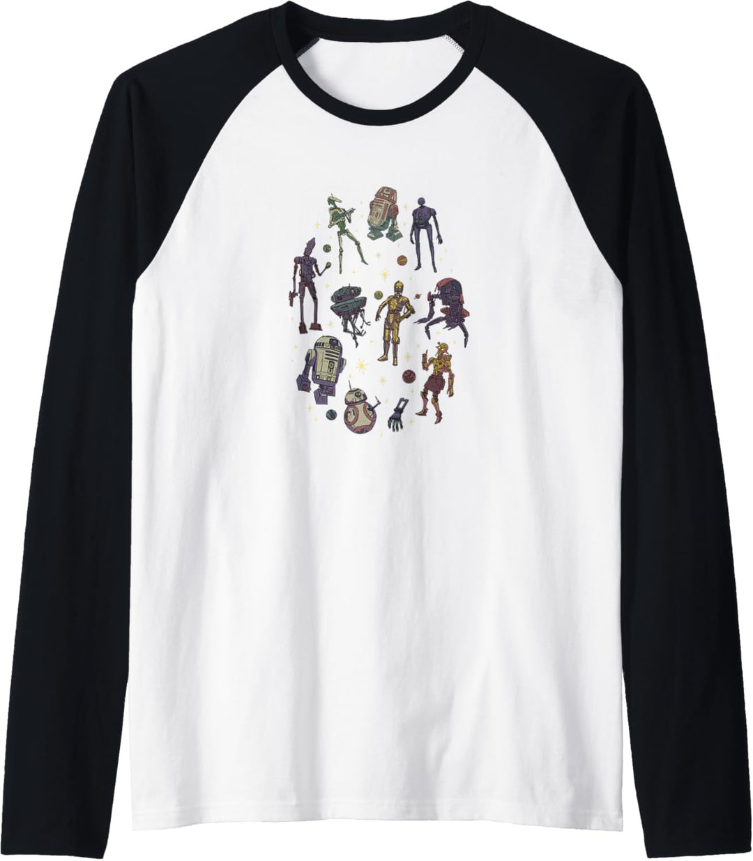 Star Wars Group Shot Circle Of Sidekicks Raglan