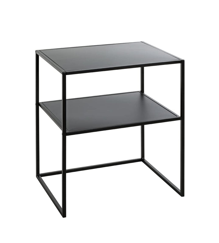 HAKU Möbel Beistelltisch, schwarz, B 50 x T 40 x H 60, B 50 x T 40 x H 60