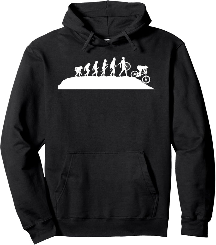 Downhill Evolution - MTB Downhiller DH Biker Mountainbike Pullover Hoodie