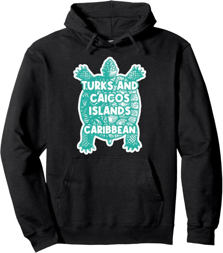 Turks &amp; Caicos Inseln Sonnenuntergang Palmen Grace Bay Pullover Hoodie