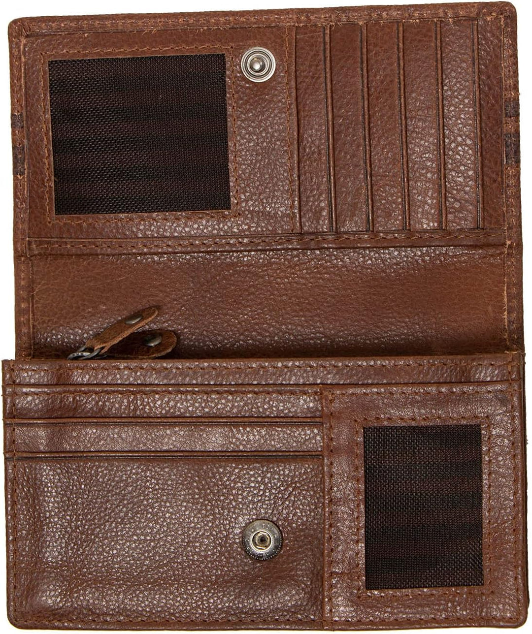 MUSTANG Asti Leather Wallet Side Opening Brown
