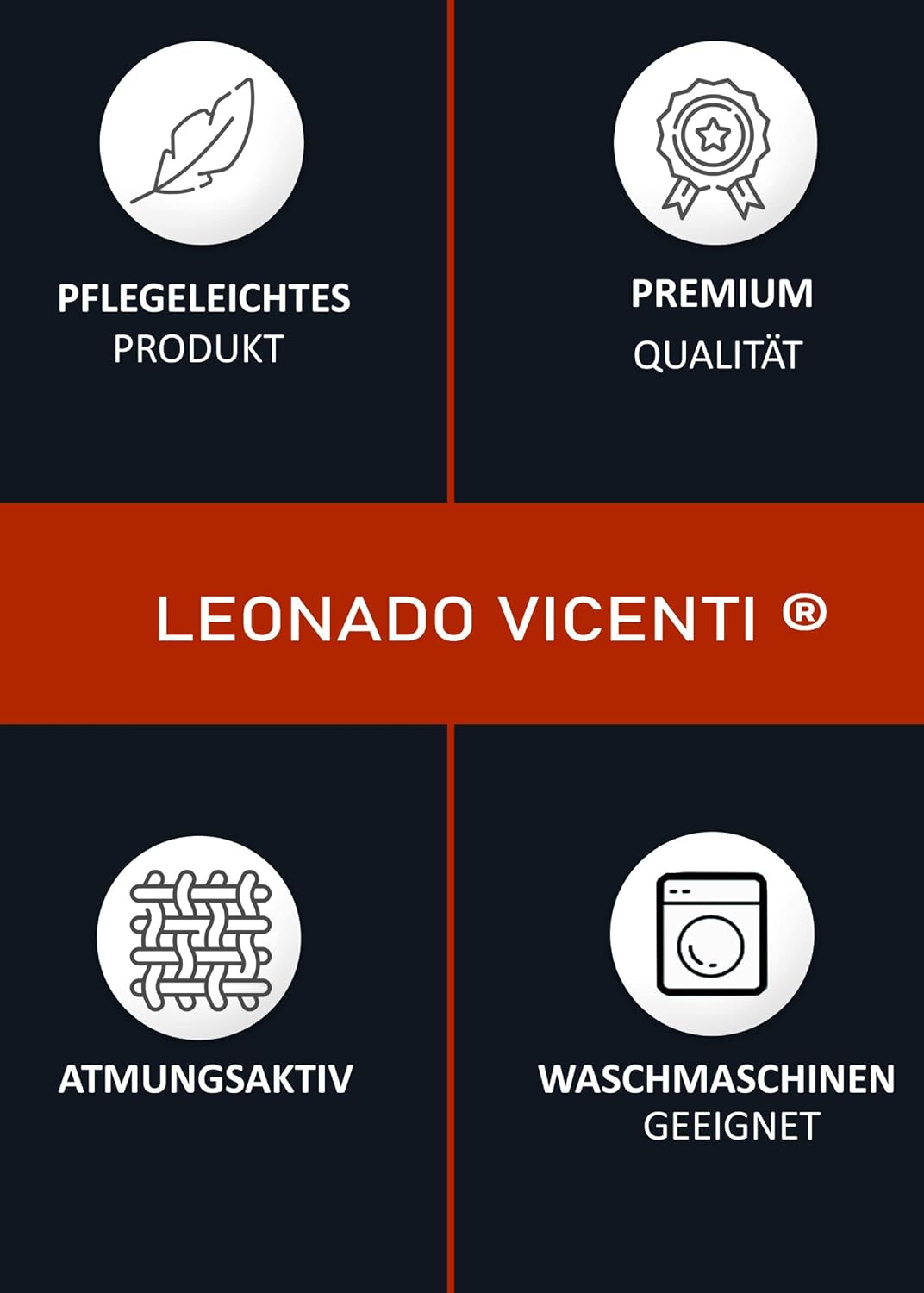 Leonado Vicenti 4tlg. Bettwäsche Microfaser Set 135x200 Silber Grau Meliertes Einfarbig Bettbezug Ki