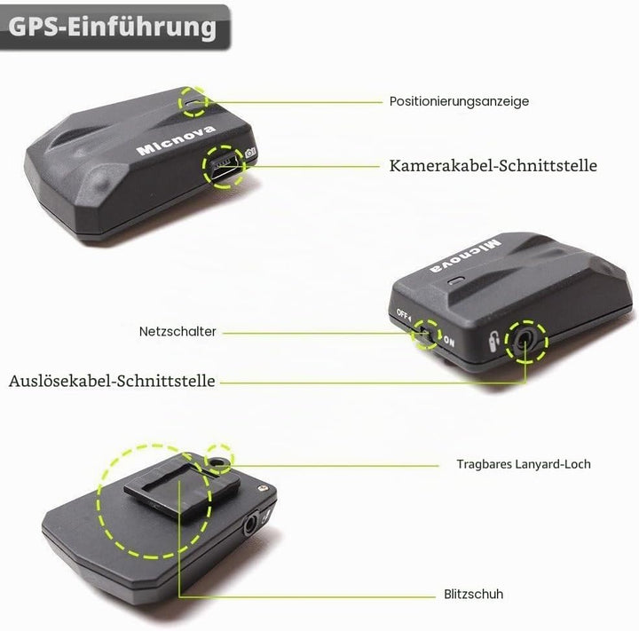 GPS Empfänger Geotagger für Nikon DSLR Kamera