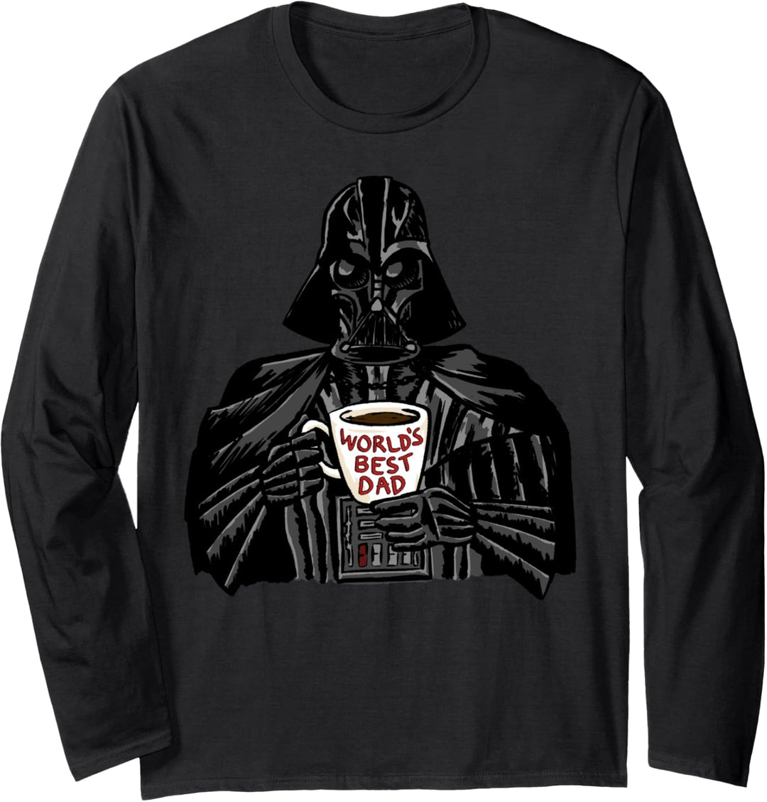 Star Wars Vatertag Darth Vader Weltbester Vater Tasse Langarmshirt