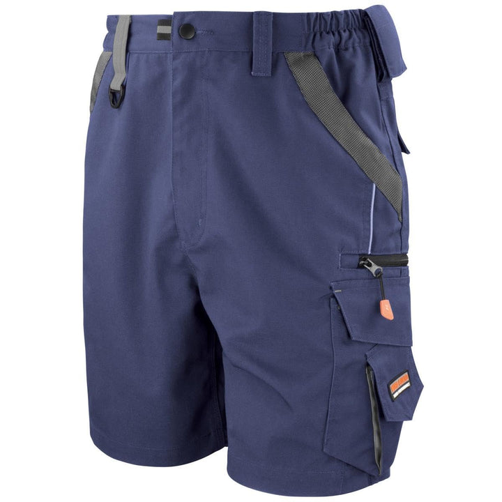 Result Unisex Technische Shorts R311x L Marineblau / Schwarz, L Marineblau / Schwarz