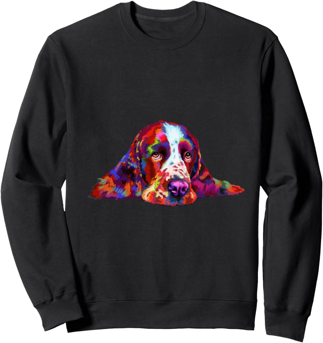 English Springer Spaniel Hund für Springer Spaniel Mama Sweatshirt