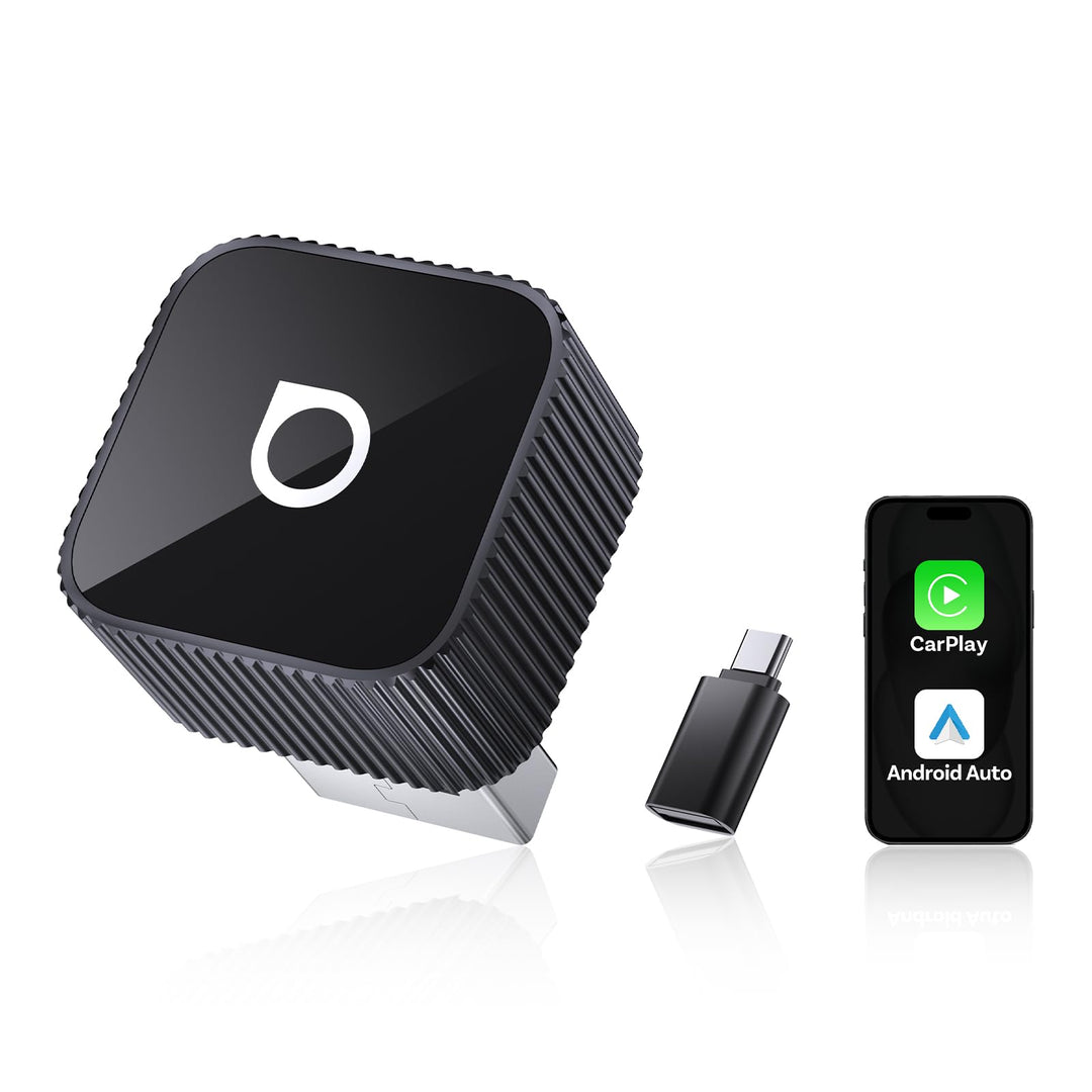 (2025 Aktualisiert) OTTOCAST Kabelloser CarPlay &amp; Android Auto Adapter 2-in-1, Ottocast Mini Slim fü