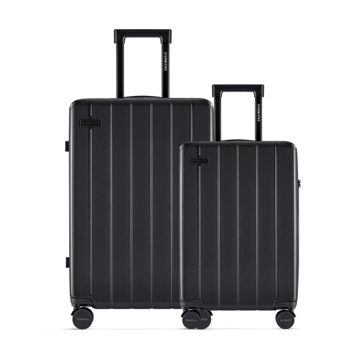 ETERNITIVE - Koffer Reisekoffer Hartschale aus ABS |Reisetrolley Leicht mit 4 Zwillingsrollen 360° |