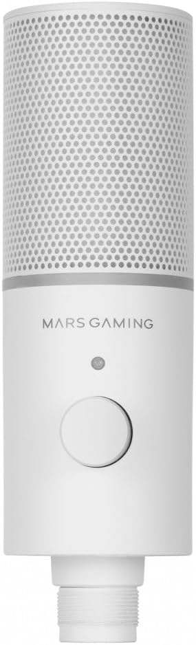 Mars Gaming MMIC-XT, Professionelles High Definition 192Khz 24-bit Studiomikrofon, Kugelarm, Anti Sh