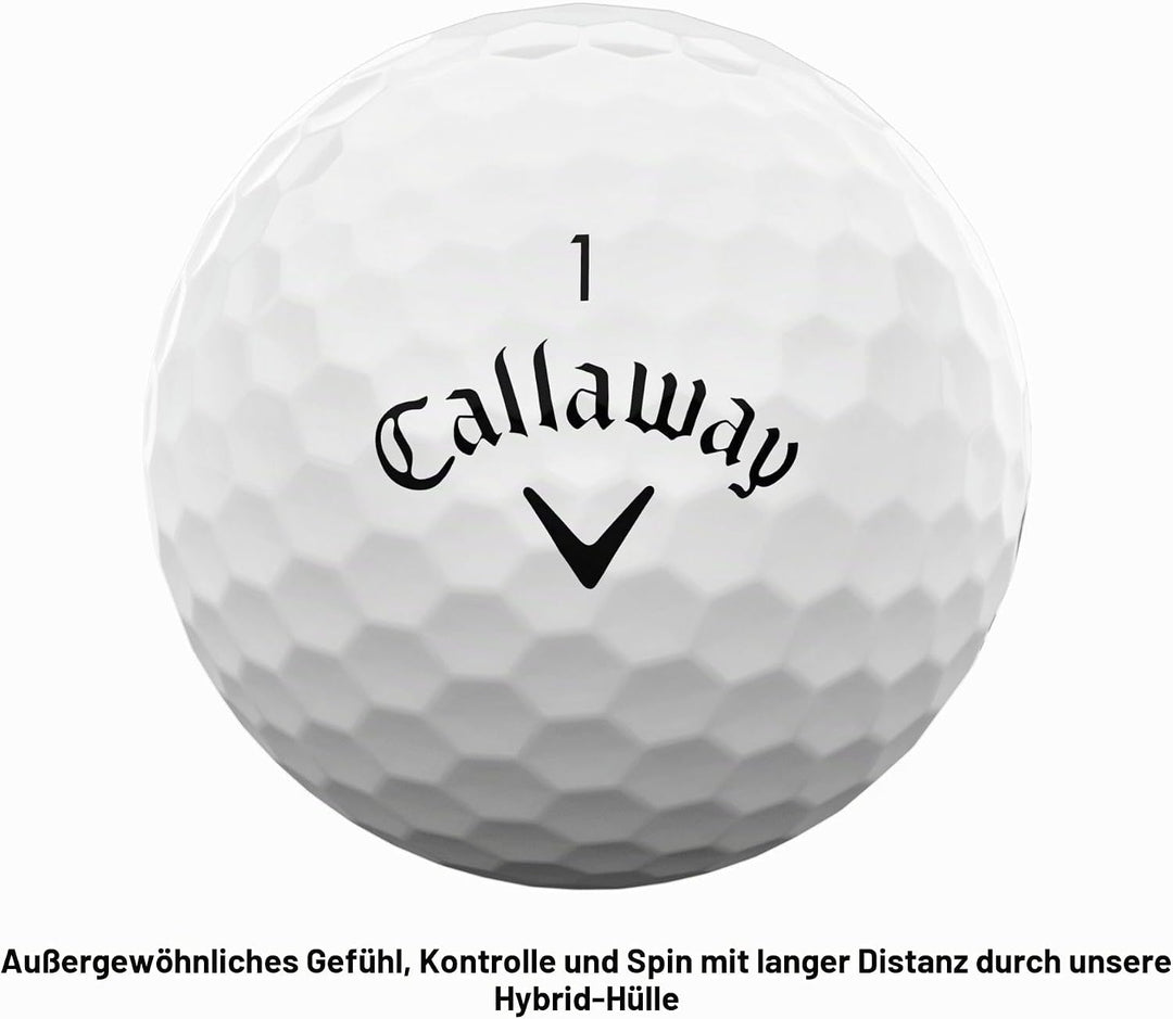Callaway Supersoft Golfbälle 2023 Weiss, Weiss