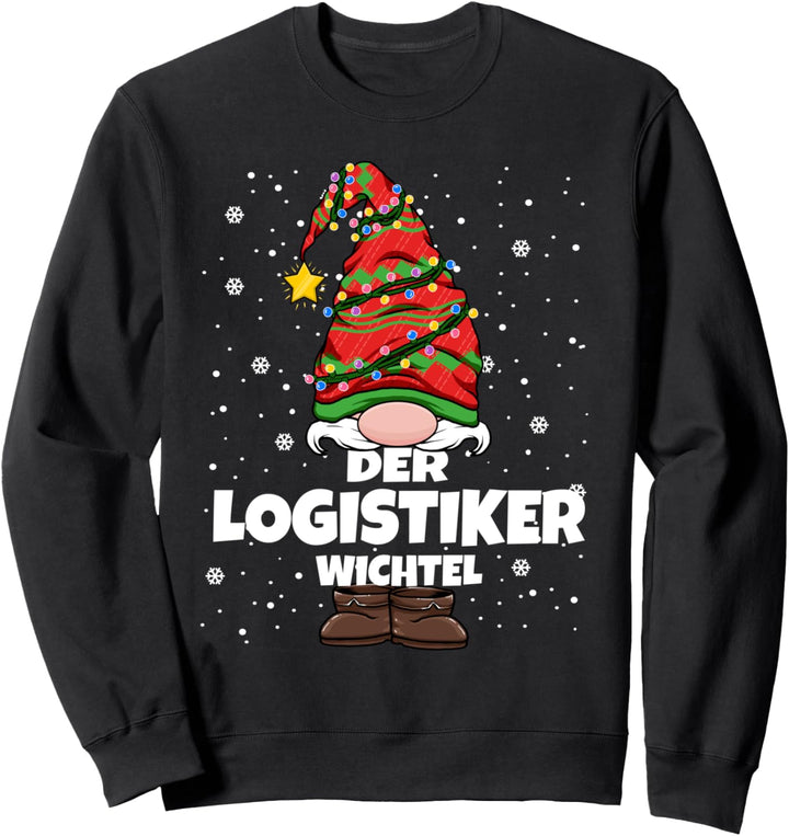 Logistiker Wichtel Weihnachten Wichtel Logistik Damen Herren Sweatshirt