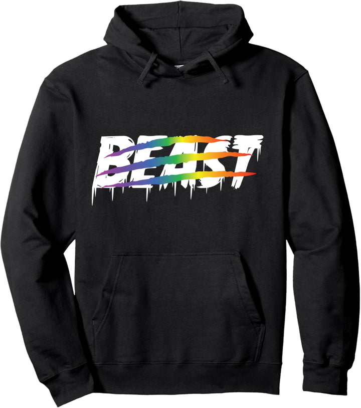 Beast Matching Lesbisches Paar Pullover Hoodie