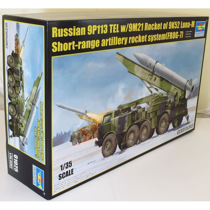 Trumpeter 001025 1/35 9P113 Tel W/9M21 Rakete auf Frog-7, verschieden