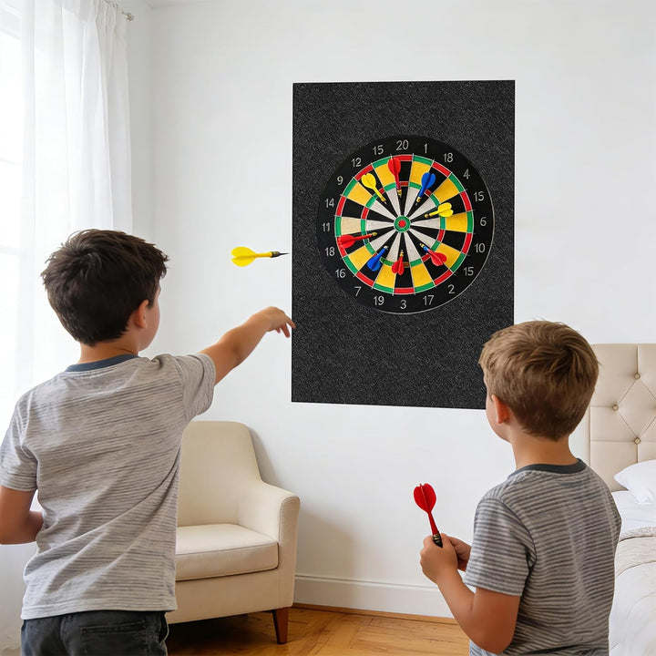 Dartboard Wandschutz, Filz Dartscheibe Wandschutz Selbstklebend, Wandumrandung für Dartboard, Filz-D