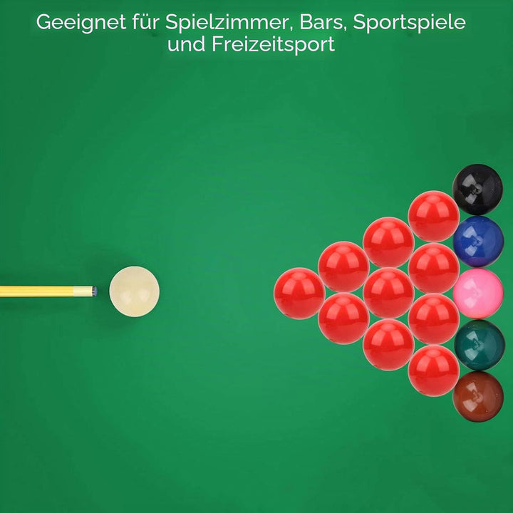 Ejoyous 22 Stück Snooker Ball Set, Snooker Billard Billardkugeln Pool Balls Billardkugel 52,2 mm/2,1