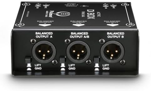 Palmer PAN 04 A ; Aktive 2-Kanal DI-Box PAN04A
