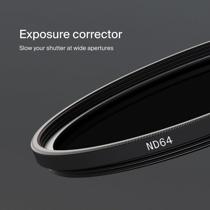 Urth 58 mm Graufilter ND64 (6 Stop) ND Filter (Plus+) 58mm, 58mm