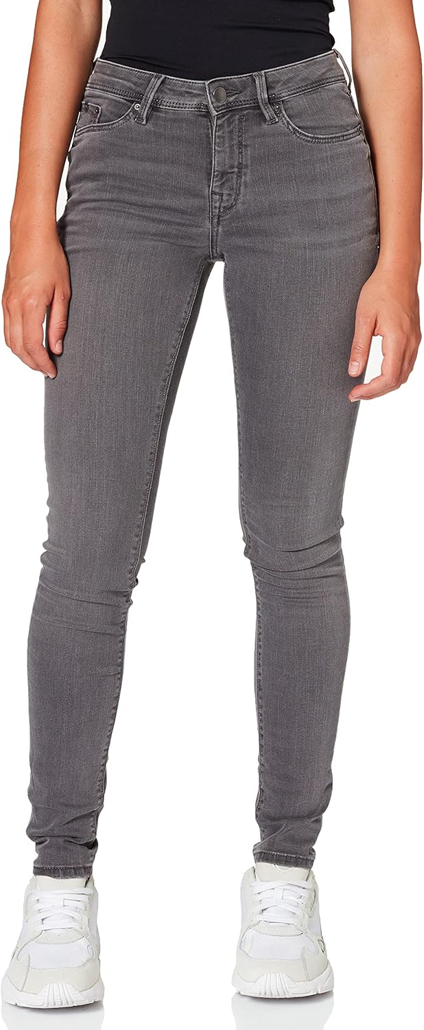 ESPRIT Damen Jeans 26W / 30L 922/Grey Medium Wash, 26W / 30L 922/Grey Medium Wash