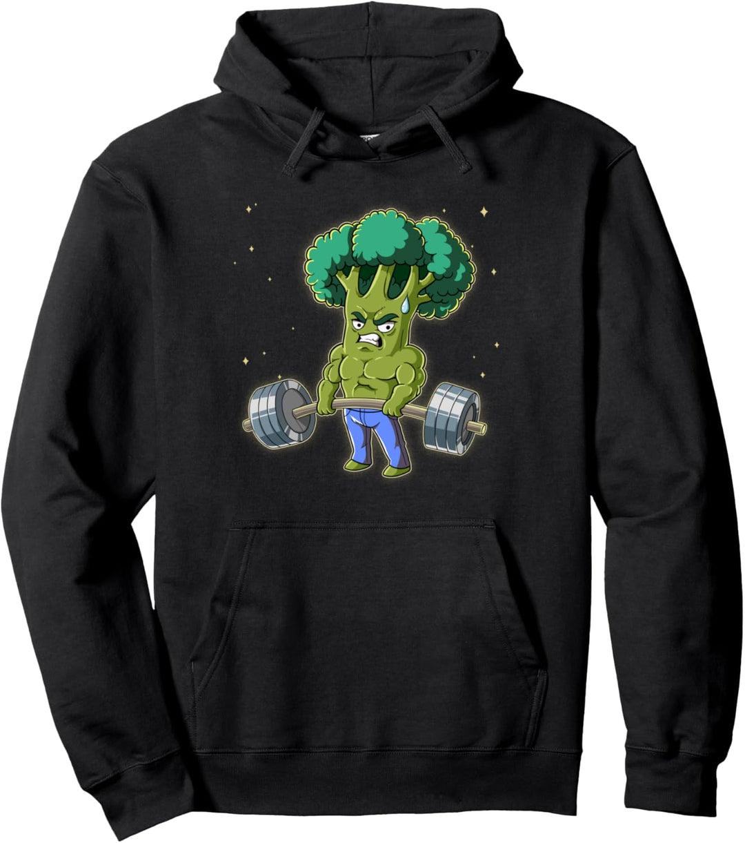 Brokkoli Gym Gewichtstraining Deadlift Pullover Hoodie