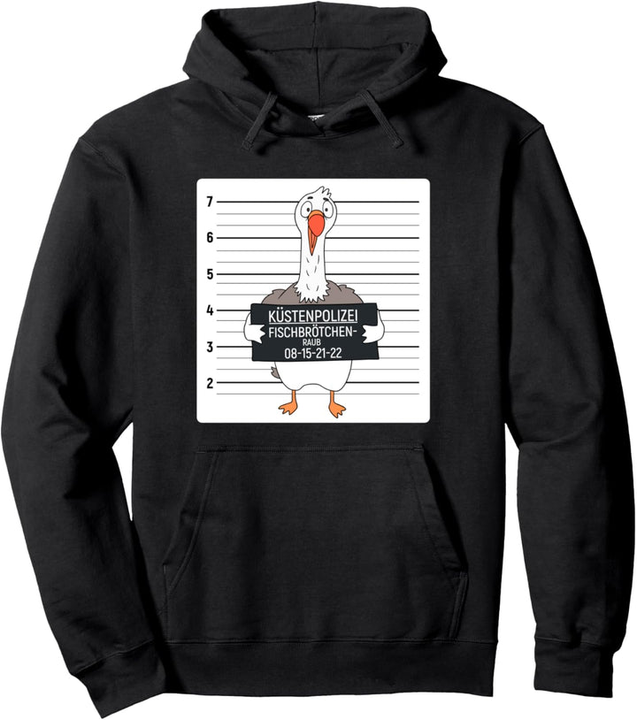 Küstenpolizei Fischbrötchen Moin Hamburg Pullover Hoodie