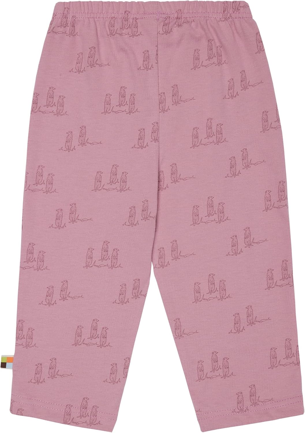 loud + proud Unisex Hose Druck, GOTS Zertifiziert Tierdruck Print 62-68 Aster, 62-68 Aster