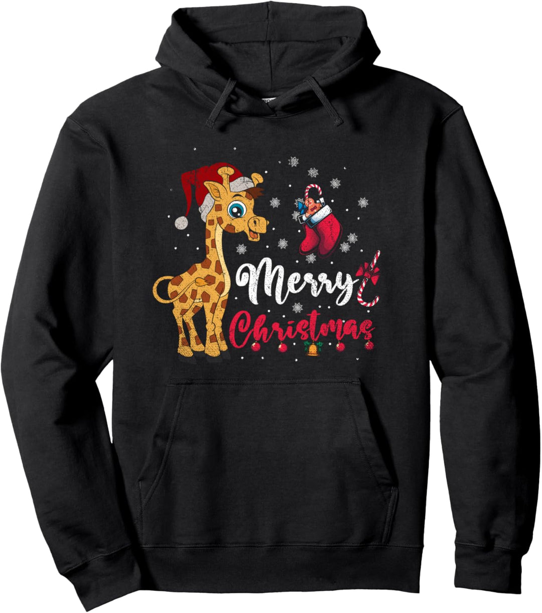 Kinder Mädchen Jungen Afrika Tier Geschenk Giraffe Pullover Hoodie