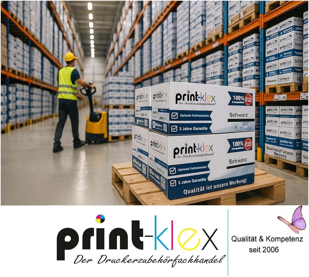 4X Print-Klex Tonerkartuschen kompatibel für Brother MFC-L8690CDW MFC-L8900CDW TN-423BK TN-423C TN-4