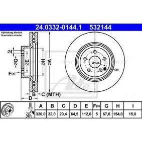 ATE 24033201441 Bremsscheibe