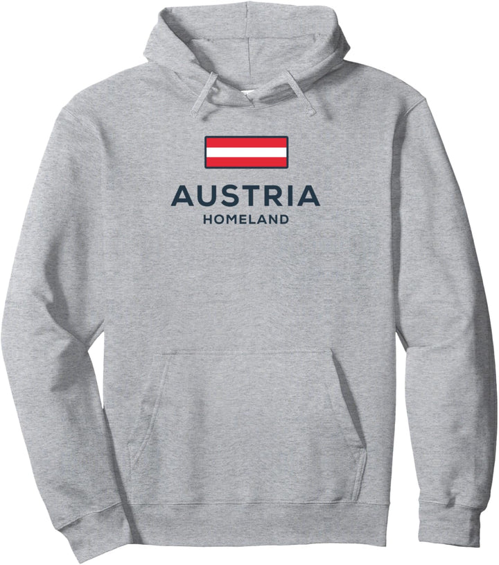 Austria Homeland - Austria Pride - Austria Flag Pullover Hoodie
